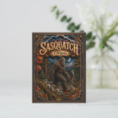 Sasquatch Oregon Popcut Legenden Postkarte (Stehend Vorderseite)