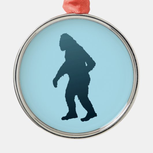 Sasquatch Ornament Aus Metall (Vorne)