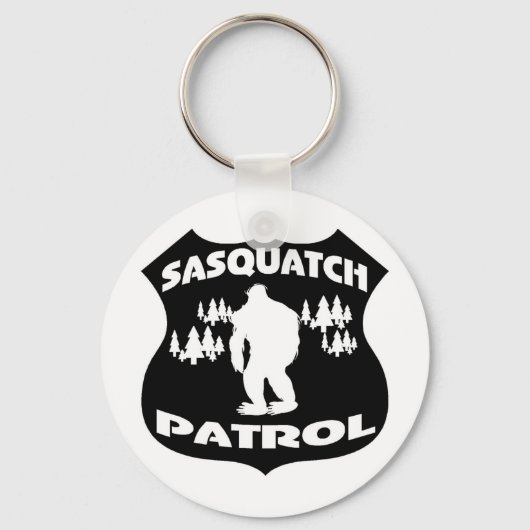 Sasquatch Patrol Forest Abzeichen Schlüsselanhänger (Vorderseite)