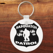 Sasquatch Patrol Forest Abzeichen Schlüsselanhänger (Vorderseite)