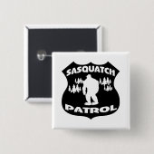 Sasquatch Patrouillen-WaldAbzeichen Button (Vorne & Hinten)