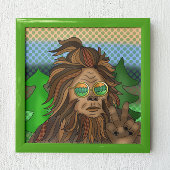 Sasquatch Peace Sign | Rücken Bigfoot Poster