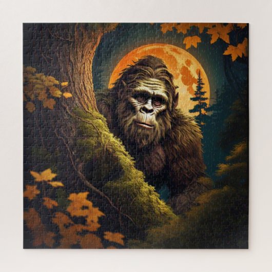 Sasquatch Peeking Puzzle (Vertikal)