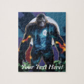 Sasquatch personalialize Name Text Bigfoot Puzzle (Vertikal)