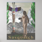 Sasquatch-Poster Poster (Vorne)