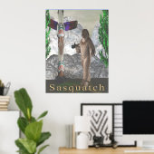 Sasquatch-Poster Poster (Heimbüro)