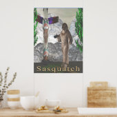 Sasquatch-Poster Poster (Küche)
