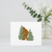 Sasquatch Postkarte (Stehend Vorderseite)
