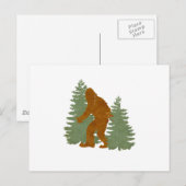 Sasquatch Postkarte (Vorne/Hinten)