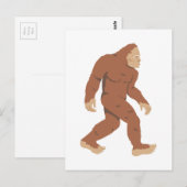 Sasquatch Postkarte (Vorne/Hinten)