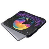 Sasquatch Rainbow Mountain Moon Wall Clock Laptopschutzhülle (Vorne Knopf)