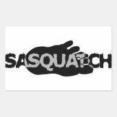 Sasquatch Rechteckiger Aufkleber (Vorderseite)