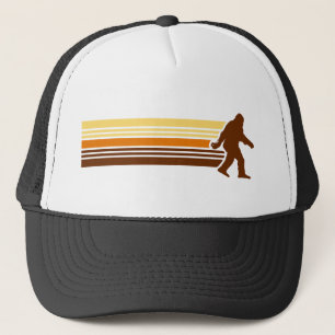 Sasquatch Retro Fernlastfahrer-Hut Truckerkappe