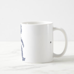 Sasquatch Retro-Staatsflagge Colorado Rocky Mounta Kaffeetasse