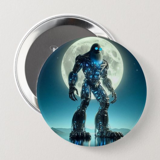 Sasquatch Robot Button (Vorne & Hinten)