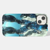 Sasquatch Robot iPhone Hülle (Rückseite (Horizontal))