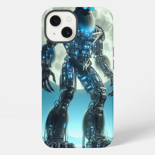 Sasquatch Robot iPhone Hülle (Rückseite)