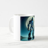 Sasquatch Robot Kaffeetasse (Vorderseite Links)