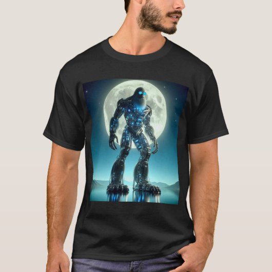 Sasquatch Robot T-Shirt (Vorderseite)