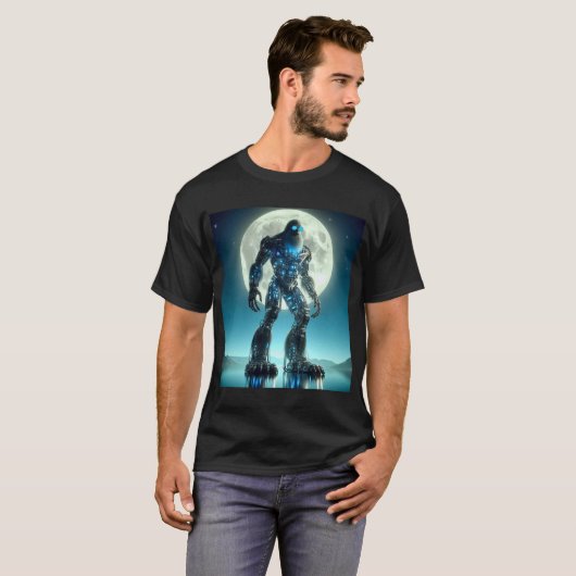 Sasquatch Robot T-Shirt (Vorne ganz)