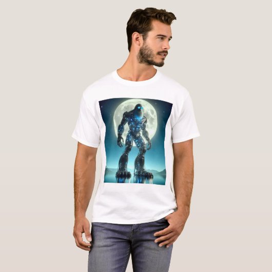 Sasquatch Robot T-Shirt (Vorne ganz)
