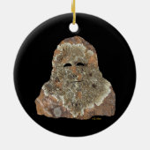 Sasquatch Rock Art Keramik Ornament (Hinten)