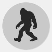 Sasquatch Runder Aufkleber (Vorderseite)