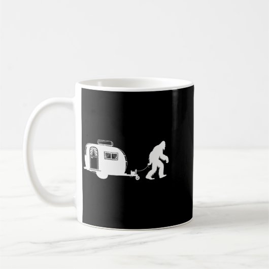 Sasquatch Rv Motorhome Camng Bigfoot Campervan Fun Kaffeetasse (Links)