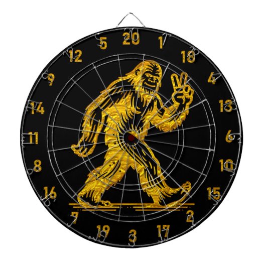 Sasquatch sagt: Ziel für Ruhm Dartscheibe (vorne)