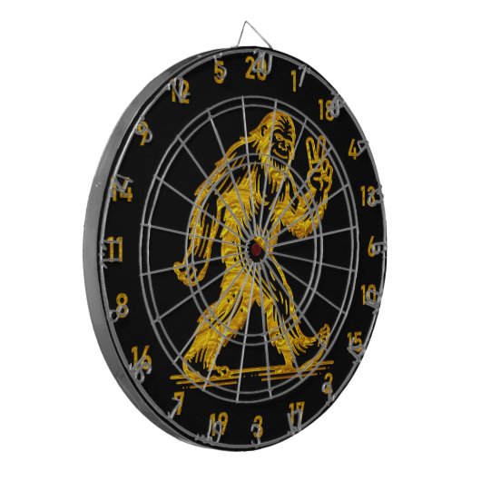 Sasquatch sagt: Ziel für Ruhm Dartscheibe (Vorderseite Links)