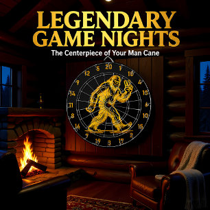 Sasquatch sagt: Ziel für Ruhm Dartscheibe