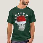 Sasquatch Sankt glauben WeihnachtsT - Shirt (Vorderseite)