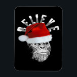 Sasquatch Santa "Glauve" Premium Christmas Magnet<br><div class="desc">Sasquatch Santa Glauve Premium Flexi Weihnachtsmagnet</div>