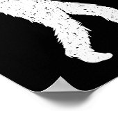 Sasquatch Saxophone Player Saxophonist Jazzbrass Poster (Ecke)