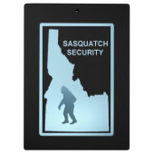 Sasquatch Security - Idaho Klemmbrett (Rückseite)