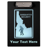Sasquatch Security - Idaho Klemmbrett (Vorderseite)