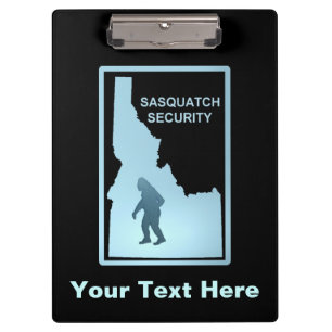 Sasquatch Security - Idaho Klemmbrett