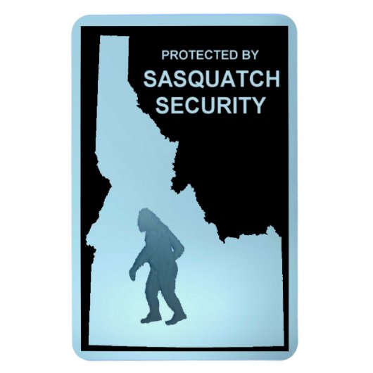 Sasquatch Security - Idaho Magnet (Vertikal)