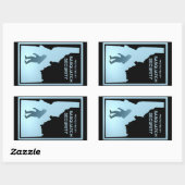 Sasquatch Security - Idaho Rechteckiger Aufkleber (Blatt)