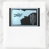 Sasquatch Security - Idaho Rechteckiger Aufkleber (Tasche)