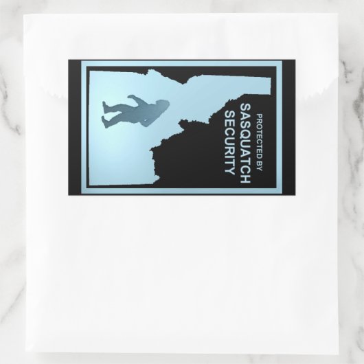 Sasquatch Security - Idaho Rechteckiger Aufkleber (Tasche)