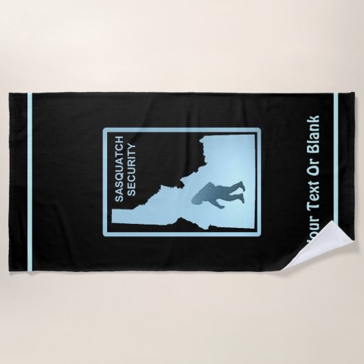 Sasquatch Security - Idaho Strandtuch (Vorderseite)