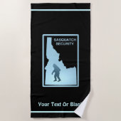 Sasquatch Security - Idaho Strandtuch (Vorderseite)