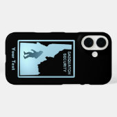 Sasquatch Security - iPhone Case in Idaho Case-Mat (Rückseite (Horizontal))