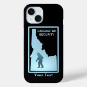 Sasquatch Security - iPhone Case in Idaho Case-Mat (Rückseite)