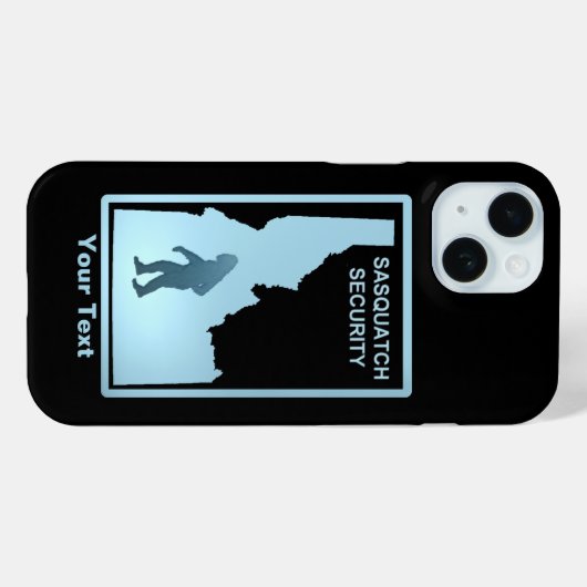 Sasquatch Security - iPhone Case in Idaho Case-Mat (Rückseite (Horizontal))