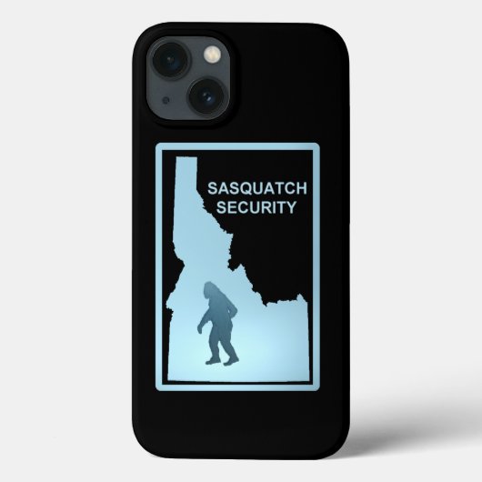 Sasquatch Security - iPhone Case in Idaho Case-Mat (Rückseite)