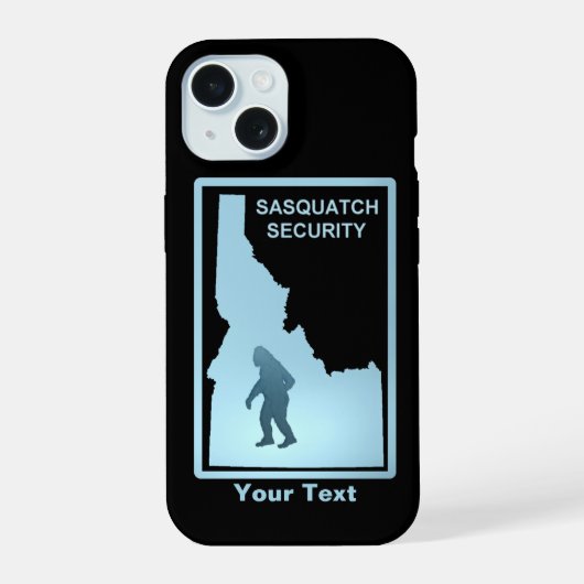 Sasquatch Security - iPhone Case in Idaho Case-Mat 15 Hülle (Rückseite)