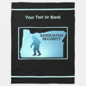 Sasquatch Security - Oregon Fleecedecke (Vorderseite)