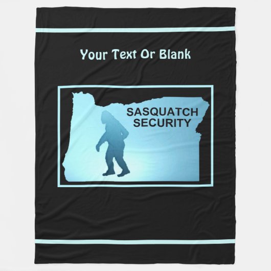 Sasquatch Security - Oregon Fleecedecke (Vorderseite)